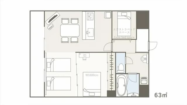 RESIDENCE HOTEL 高山站前｜高山站徒歩2分/三町古建築保存區徒步15分-豪華套房【不挑房】-9