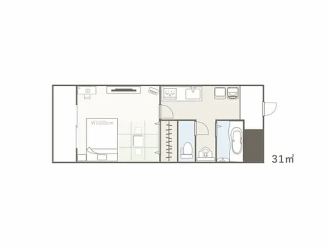 RESIDENCE HOTEL 高山站前｜高山站徒歩2分/三町古建築保存區徒步15分-標準雙人房【不挑房】-12