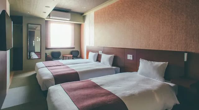 高山站前吳竹莊飯店｜高山站徒歩1分/三町古建築保存區徒步10分-現代三人日式房【不挑房】-3