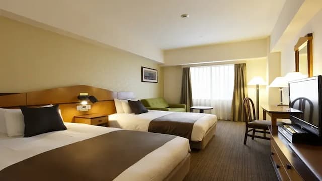 岐阜Resol飯店｜岐阜站徒歩5分/岐阜城開車11分-雙床房【不挑房】-1