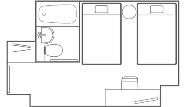 Comfort Hotel Gifu-Budget Twin Room with Breakfast-3