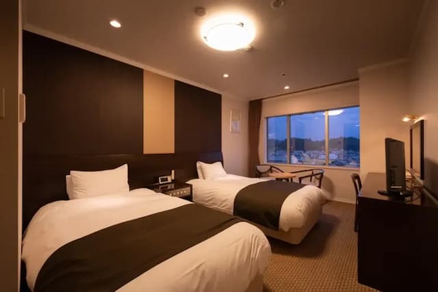 飛驒廣場飯店｜高山站徒歩5分/三町古建築保存區徒歩13分-＜愜意＞｜標準雙床房【不挑房】-2