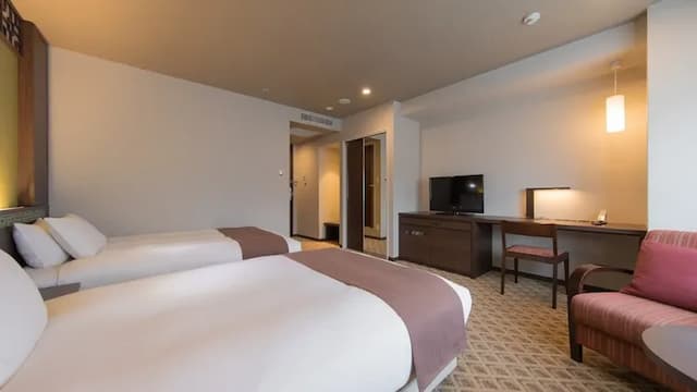 JR九州長崎飯店｜Amu Plaza購物中心正上方/長崎車站步行1分/諏訪神社開車10分-豪華雙床房【不挑房】-2