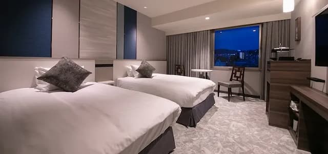 長崎日航城市飯店 ｜觀光通站步行4分/出島步行6分/長崎站電車12分-恬靜雙床房【不挑房】-5