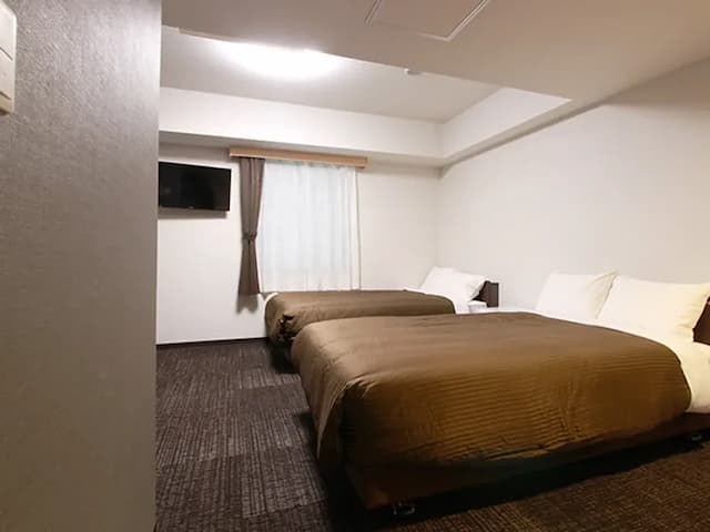 金澤片町TREND飯店 | 近兼六園&金澤21世紀美術館-附沙發床的雙人床房【不挑房】-4