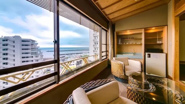 熱海温泉　お部屋食と源泉かけ流しの宿　ホテル貫一-海側特別室/2間-1