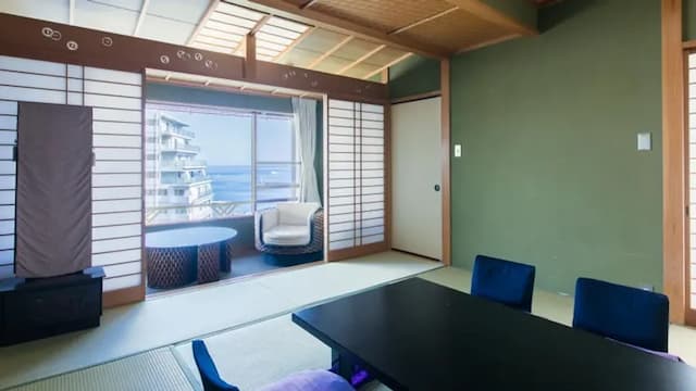 熱海温泉　お部屋食と源泉かけ流しの宿　ホテル貫一-海側和洋室セミスイート３８平方米-1