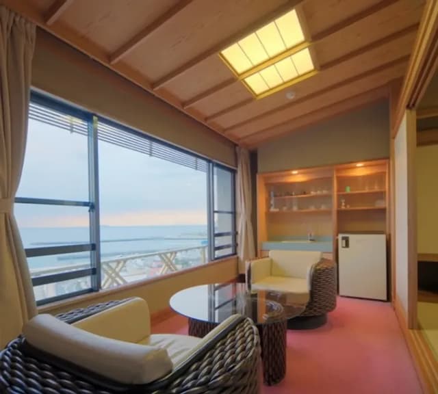 Landscape from the sea side room