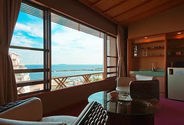 熱海温泉　お部屋食と源泉かけ流しの宿　ホテル貫一-海側和室10畳-2