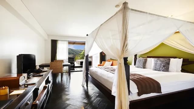 熱海溫泉 Relax Resort飯店｜熱海站開車5分-度假雙人房附陽台露天浴池【不挑房】-1