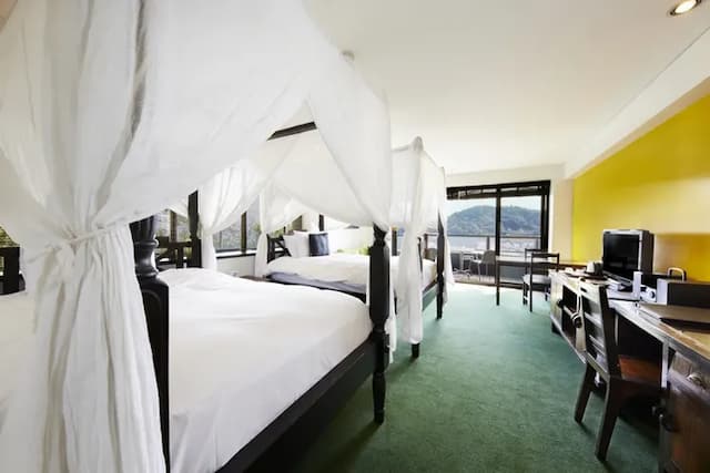 熱海溫泉 Relax Resort飯店｜熱海站開車5分-度假角隅雙床房【不挑房】-1