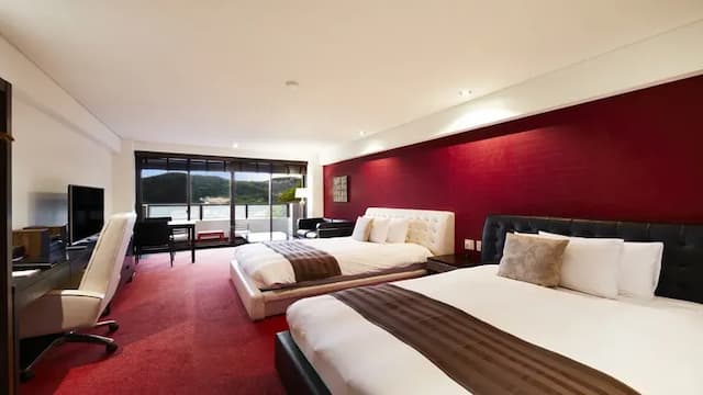 熱海溫泉 Relax Resort飯店｜熱海站開車5分-雙床房:附按摩浴缸【不挑房】-5