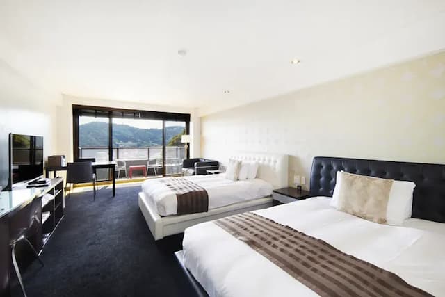 熱海溫泉 Relax Resort飯店｜熱海站開車5分-雙床房:附按摩浴缸【不挑房】-1