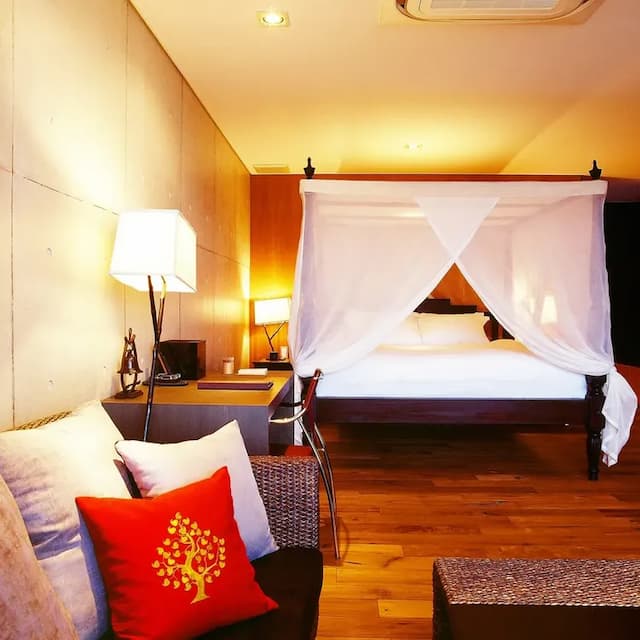 熱海溫泉 Relax Resort飯店｜熱海站開車5分-離館 景觀雙人房:附露天浴池【不挑房】-4