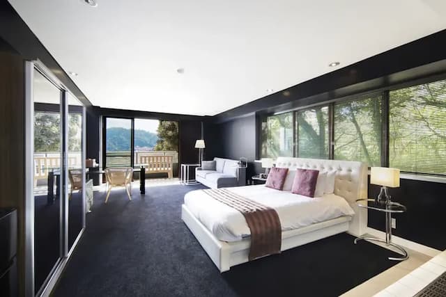 熱海溫泉 Relax Resort飯店｜熱海站開車5分-現代角隅雙人房【不挑房】-1