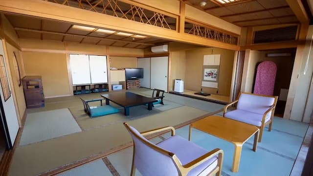 Japanese-style room 12.5 tatami mats ~ Tsukimidai terrace [Open-air bath with free-flowing hot spring] / Relaxed Japanese-style room.