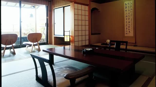 10-tatami mat Japanese-style room + Tsukimidai terrace [Open-air bath with free-flowing hot spring]/Guest room *This is an image