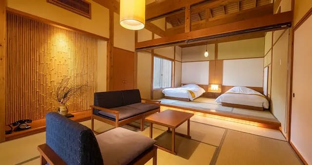 Kikuya Ryokan (ex Yukairo Kikuya)-[Renkusaan/53 square meters] Open-air bath with natural hot spring water/Terrace [Japanese room] [Non-smoking]-2