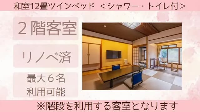 山木日式旅館｜熱海溫泉/熱海站開車5分-和室雙床房【不挑房】-1