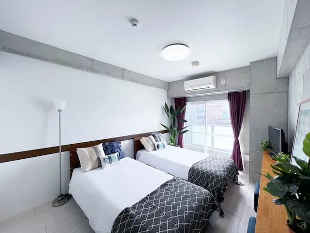 토마린 눈앞! 고속 WiFi · 주방 · 건조기 · 욕조 포함-【키즈룸】101호실:토마린 눈앞! 고속 WiFi · 주방 · 건조기 · 유아용 침대 · 욕조 포함-1