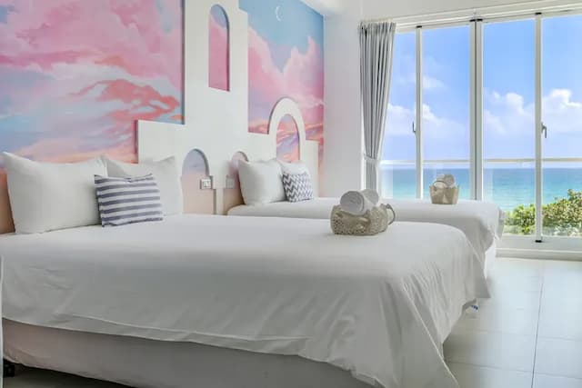 Cat at Greece-Quadruple Room with Sea View and Balcony-7