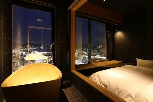 長崎飯店｜立山夜景/長崎車站開車10分/近諏訪神社-牡丹和洋室【不挑房】-3