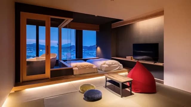 長崎飯店｜立山夜景/長崎車站開車10分/近諏訪神社-牡丹和洋室【不挑房】-7