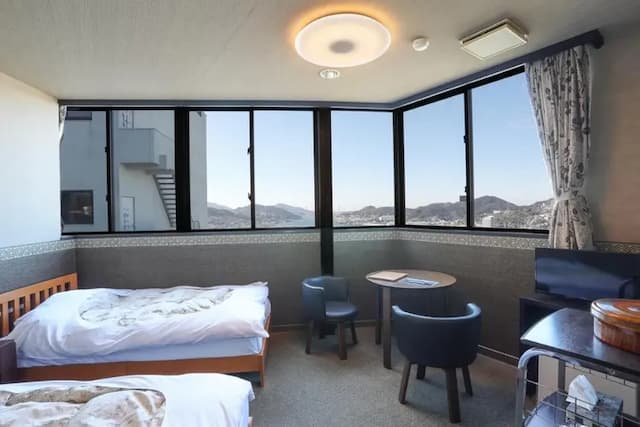 長崎飯店｜立山夜景/長崎車站開車10分/近諏訪神社-洋室【不挑房】-4