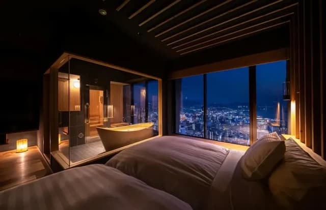 長崎飯店｜立山夜景/長崎車站開車10分/近諏訪神社-精緻套房｜附桑拿【不挑房】-2