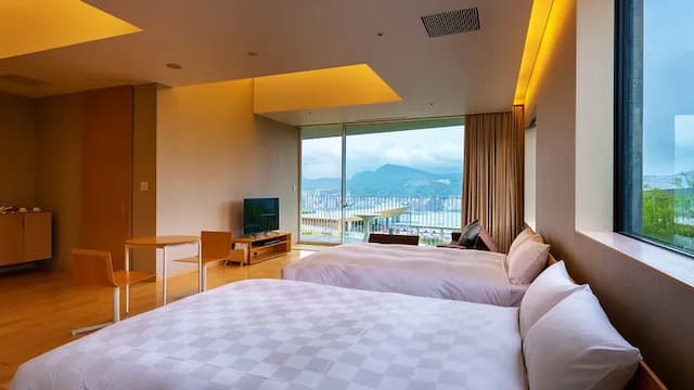 [Standard twin] Main building. 53 square meters. All rooms are non-smoking (smoking is allowed on the terrace)