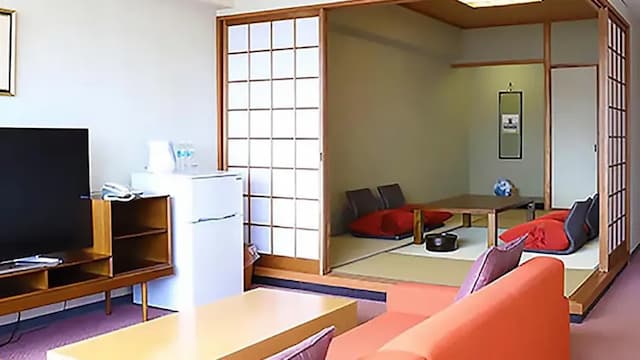 DX Japanese-Western style room [Western-style twin room + Japanese-style room 7.5 tatami mat + living room] (No smoking)