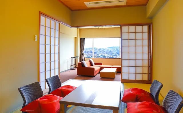 大江戸温泉物語 長崎ホテル清風-【最上階&夜景確約】 DX（デラックス） 和洋室[洋室ツイン+和室7.5畳+リビング]-3