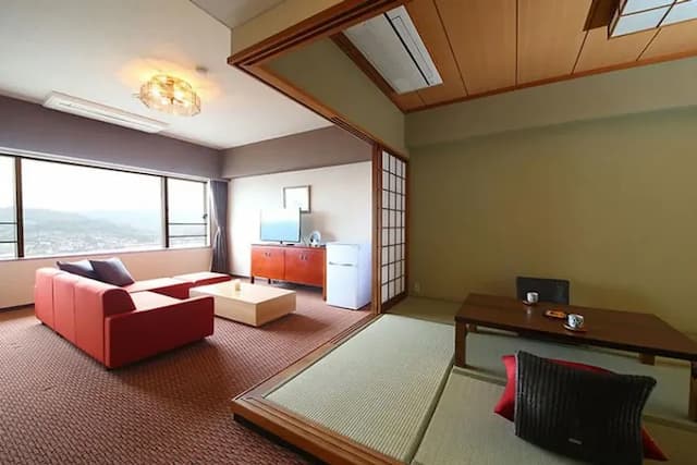 大江戸温泉物語 長崎ホテル清風-【最上階&夜景確約】 DX（デラックス） 和洋室[洋室ツイン+和室7.5畳+リビング]-5