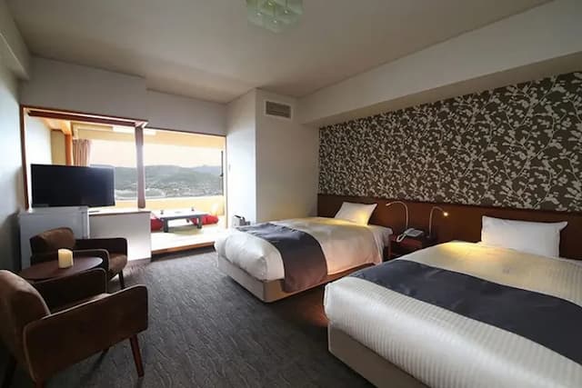 大江戸温泉物語 長崎ホテル清風-【夜景確約】 和洋室 [洋室ツイン+和室7.5畳]-6