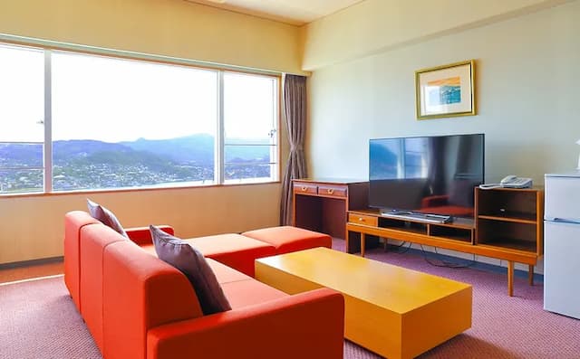 大江戸温泉物語 長崎ホテル清風-【最上階&夜景確約】 DX（デラックス） 和洋室[洋室ツイン+和室7.5畳+リビング]-2