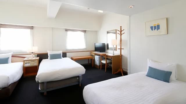 佐世保Resol飯店｜JR佐世保站步行4分/佐世保漢堡步行12分/近九十九島水族館-豪華雙床房【不挑房】-2