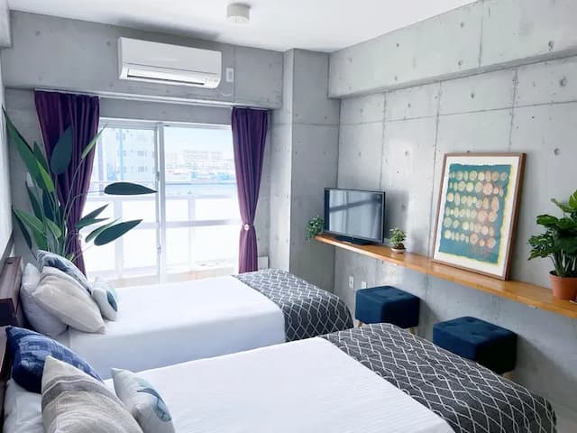 토마린 눈앞! 고속 WiFi · 주방 · 건조기 · 욕조 포함-【전자담배 가능】202호실：토마린 눈앞! 고속 WiFi·키친·건조기·욕조 첨부, 전자 담배 OK!-2