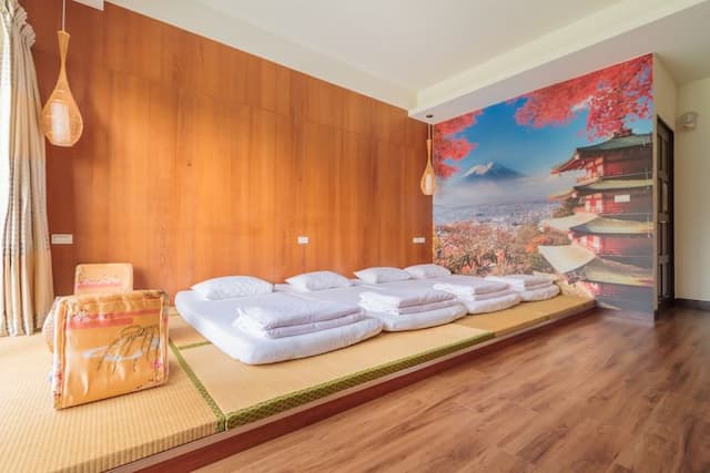 異宿風巢景觀旅店｜可10人包棟｜-日式四人房-附浴缸-201-5