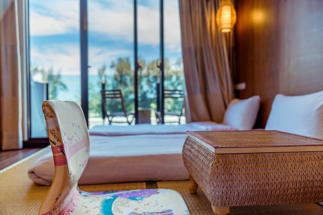 異宿風巢景觀旅店｜可10人包棟｜-日式四人房-附浴缸-201-1