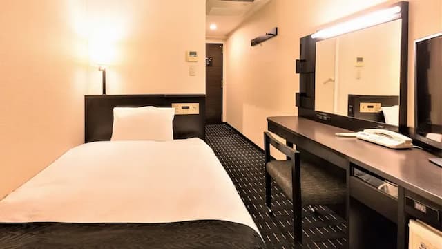 APA飯店 新潟古町｜新潟站開車7分/近瑪淋匹亞水族館-標準單人房【不挑房】-1