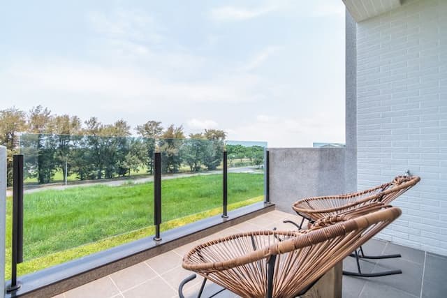 異宿風巢景觀旅店｜可10人包棟｜-園景豪華雙人房-附陽台-301-3