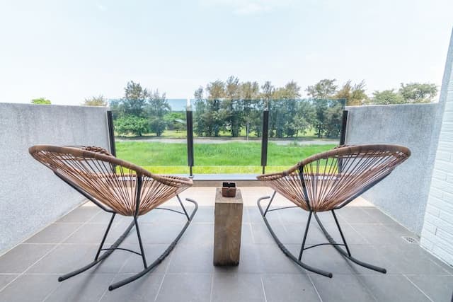 異宿風巢景觀旅店｜可10人包棟｜-園景豪華雙人房-附陽台-301-7