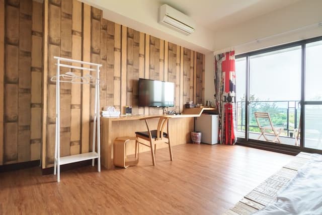 異宿風巢景觀旅店｜可10人包棟｜-園景高級雙人房-附陽台-401-1