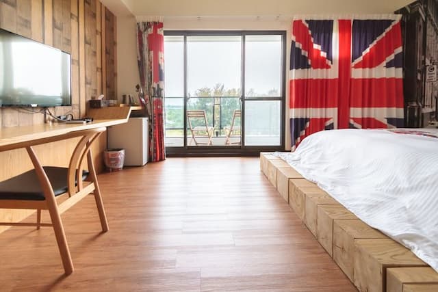 異宿風巢景觀旅店｜可10人包棟｜-園景高級雙人房-附陽台-401-2