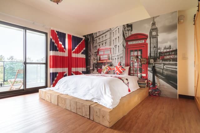 異宿風巢景觀旅店｜可10人包棟｜-園景高級雙人房-附陽台-401-5