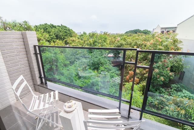 異宿風巢景觀旅店｜可10人包棟｜-園景雙人房-附陽台-302-7