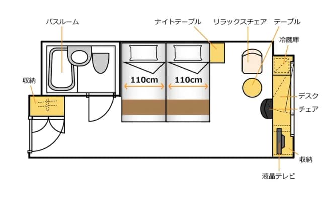 飛驒高山Alpina溫泉飯店｜高山站徒歩3分/高山陣屋徒歩5分-好萊塢房【不挑房】-6