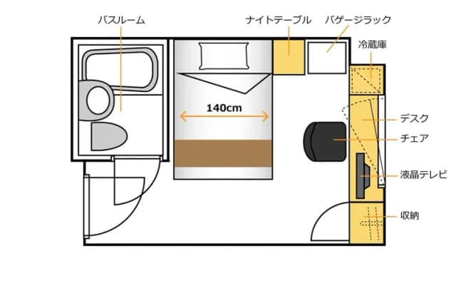 飛驒高山Alpina溫泉飯店｜高山站徒歩3分/高山陣屋徒歩5分-單人房【不挑房】-7