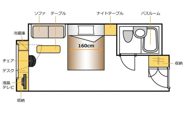飛驒高山Alpina溫泉飯店｜高山站徒歩3分/高山陣屋徒歩5分-豪華雙人房｜附腿部按摩機【不挑房】-7