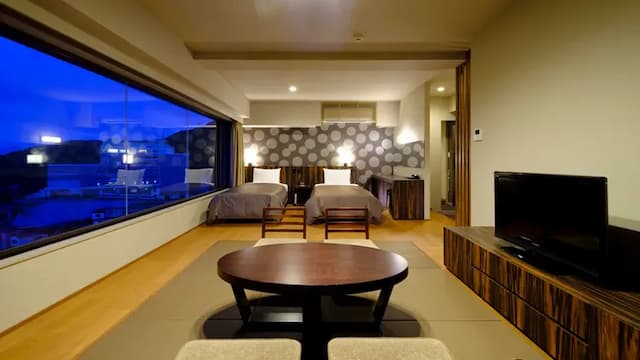 [Main building Japanese-Western style room with grand view] unit bath
